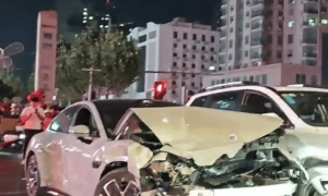 小米SU7又出事故，郑州街头连撞16辆车，司机已被控制